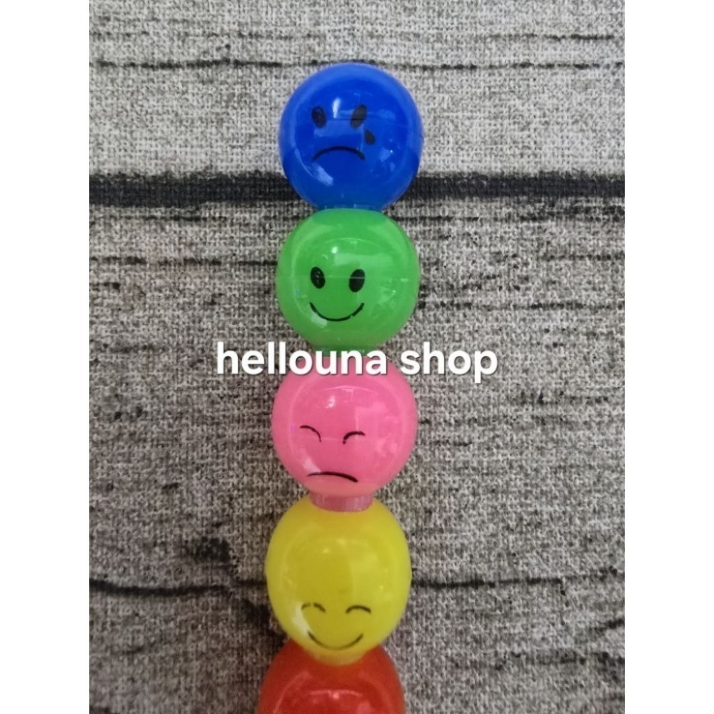60出【彩虹筆 送熊大吊飾】七彩繪圖筆 畫畫 line friends 大頭娃娃掛件 可愛表情丸子 糖葫蘆造型色鉛筆文具-細節圖5