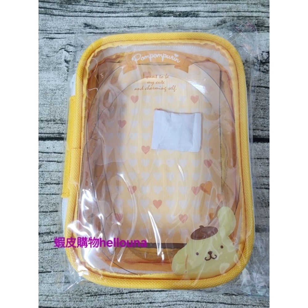 【三麗鷗可愛萬用包 大耳狗 布丁狗 送小禮】透明娃包 7-11聯名 溜娃包 收納包 保護娃娃 裝飾包包 痛包 掛玩偶吊飾-規格圖9