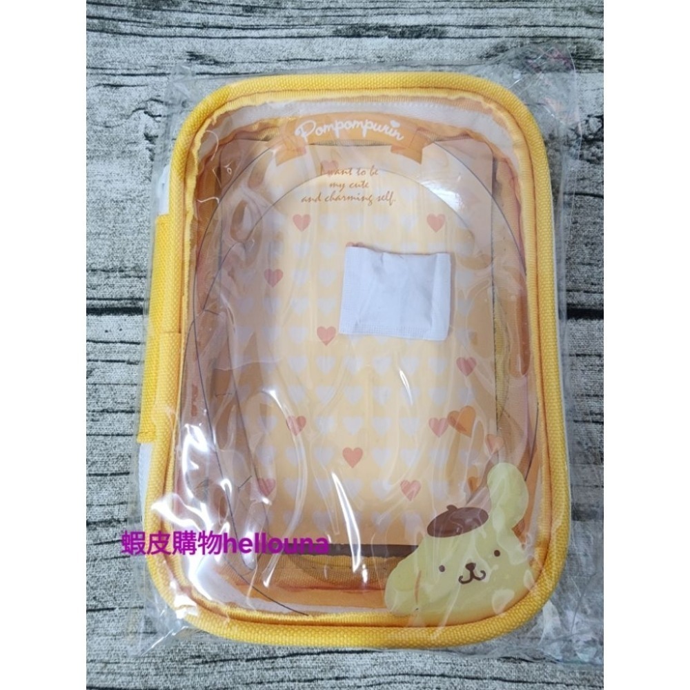 【三麗鷗可愛萬用包 大耳狗 布丁狗 送小禮】透明娃包 7-11聯名 溜娃包 收納包 保護娃娃 裝飾包包 痛包 掛玩偶吊飾-規格圖9