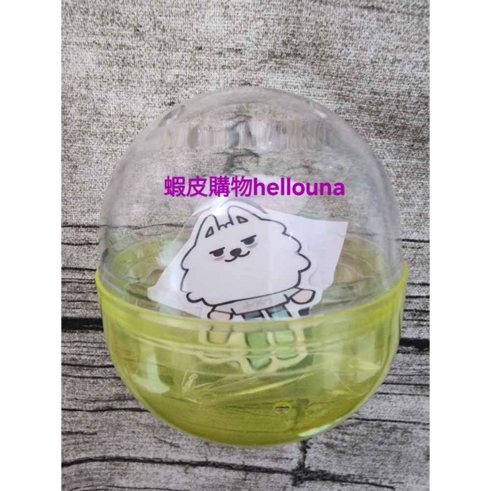 貼紙組-勇猛-黃色扭蛋殼