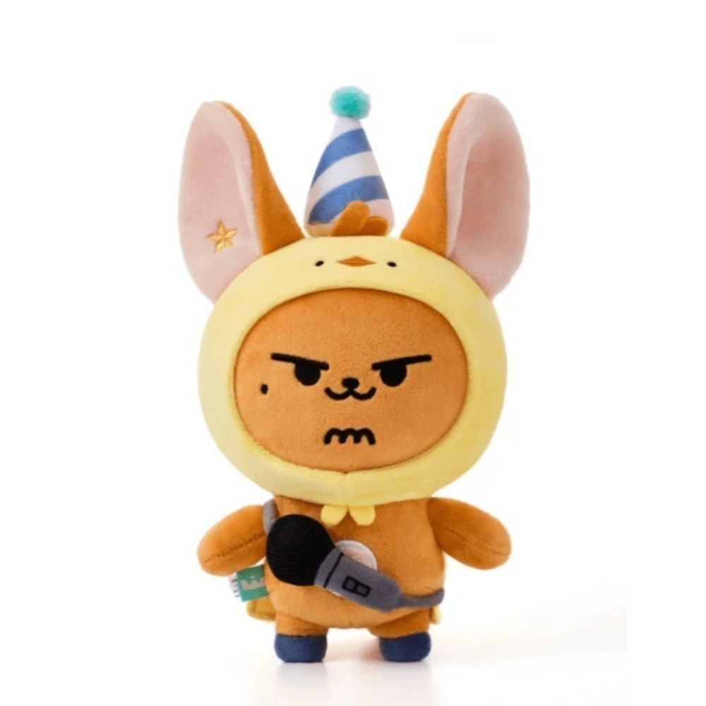 【TXT角巴兔 黃春大娃娃 然竣生日組 盒損】大黃春 大春 20公分娃娃 站姿 大玩偶 現貨 棒球春 原皮春 雪娃 小卡-細節圖3