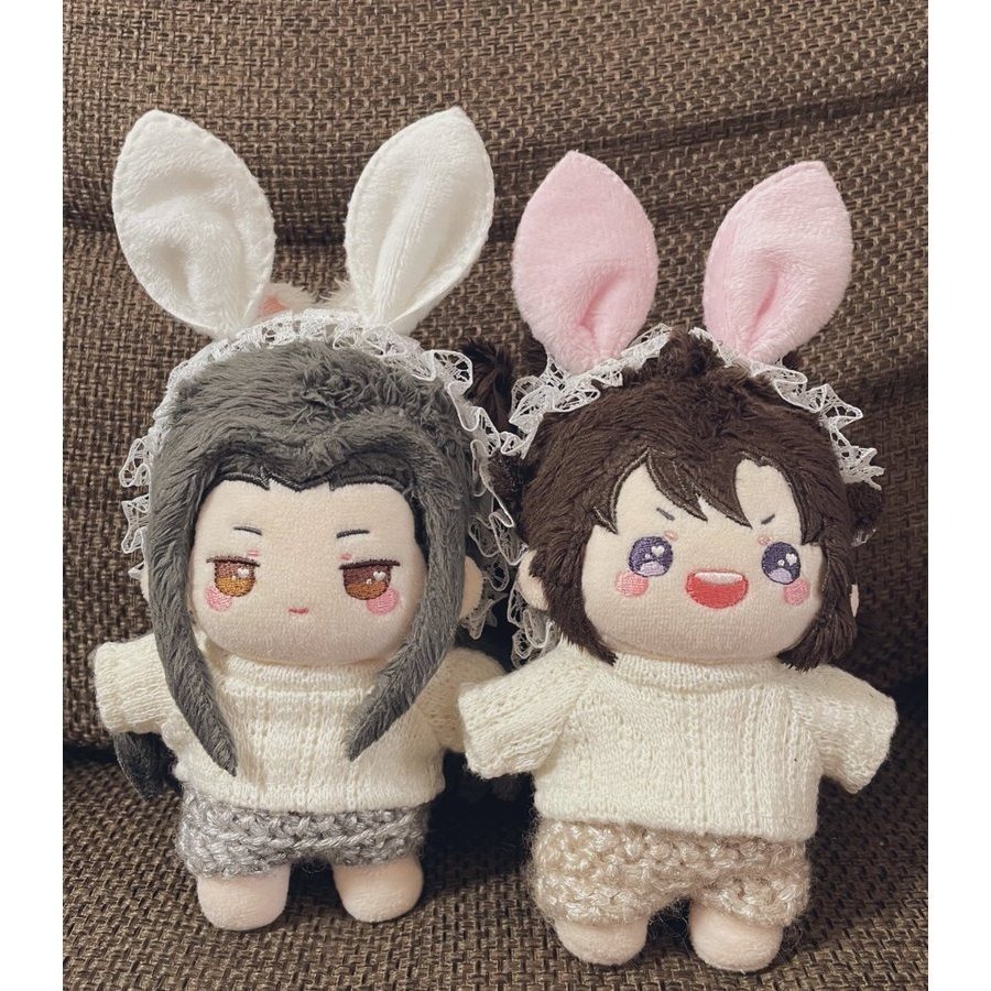 60出【日本 娃娃用 絨毛尾巴 兔耳 貓耳】娃娃配件裝飾 娃用動物耳 貓尾巴狐狸 兔子耳朵髮箍 貓咪耳朵 大創娃衣百元店-細節圖8