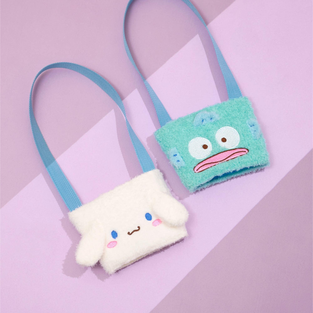 【三麗鷗絨毛杯套 布丁狗 大耳狗 送旅行組】大頭娃娃杯套 大臉 立體耳朵 毛絨絨 杯子外套 7-11聯名 卡通造型 絨布-細節圖5