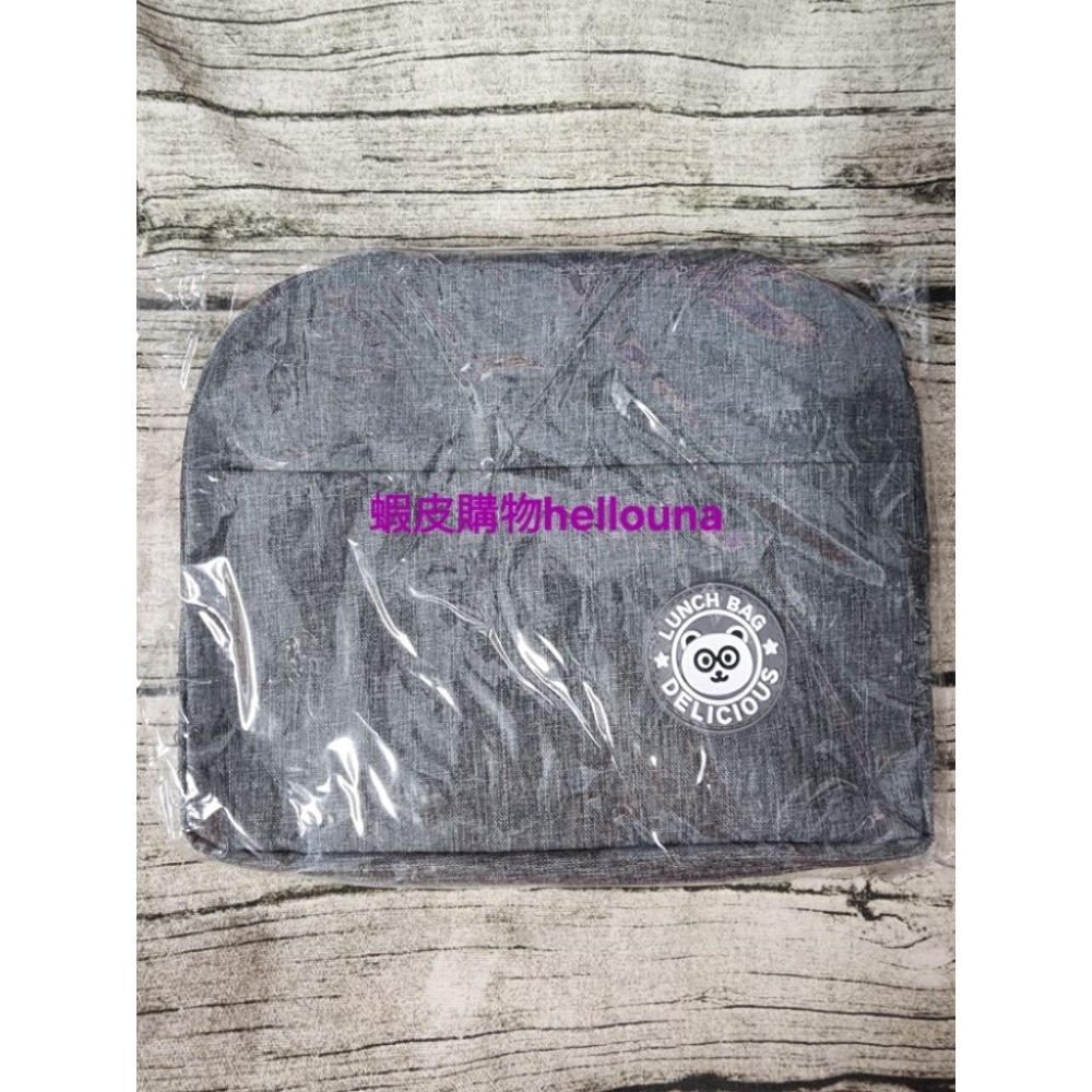 60出【小熊圖案保溫袋】午餐袋 便當袋 保冷袋 保冰袋 素色拉鍊袋 可愛動物圖案 手提袋 手提包 購物袋 外出隨身包浣熊-規格圖6