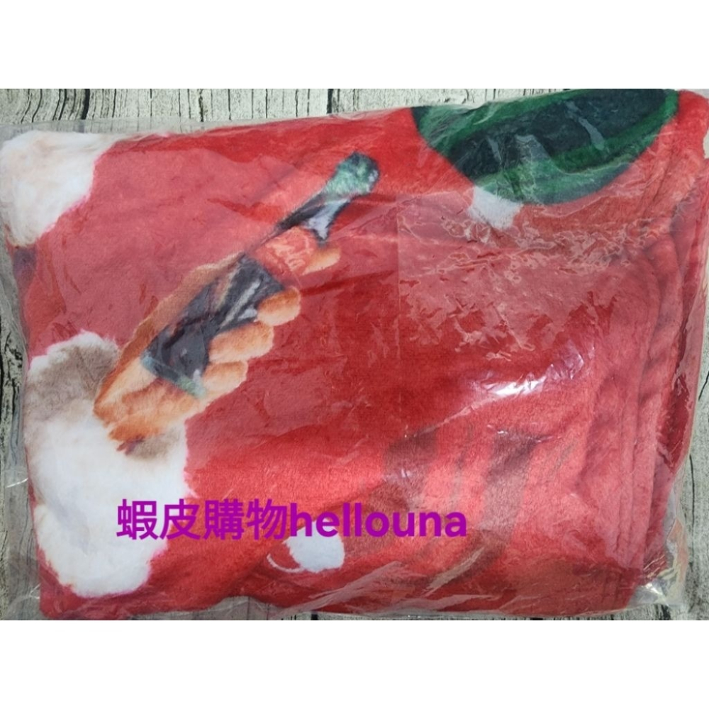 【可口可樂 聖誕老人毛毯】耶誕老公公 聖誕節 小毯子 冷氣毯 蓋毯 懶人毯 保暖毯 絨毛毯 薄毯 柔軟好摸 汽車用小被子-細節圖7