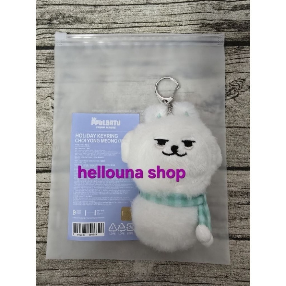 【TXT角巴兔 雪人勇猛娃娃+日本娃包】秀彬 雪娃 聖誕娃 玩偶痛包 手燈收納包 大臉娃娃透明包 大頭手提包 永萌萬用包-細節圖6