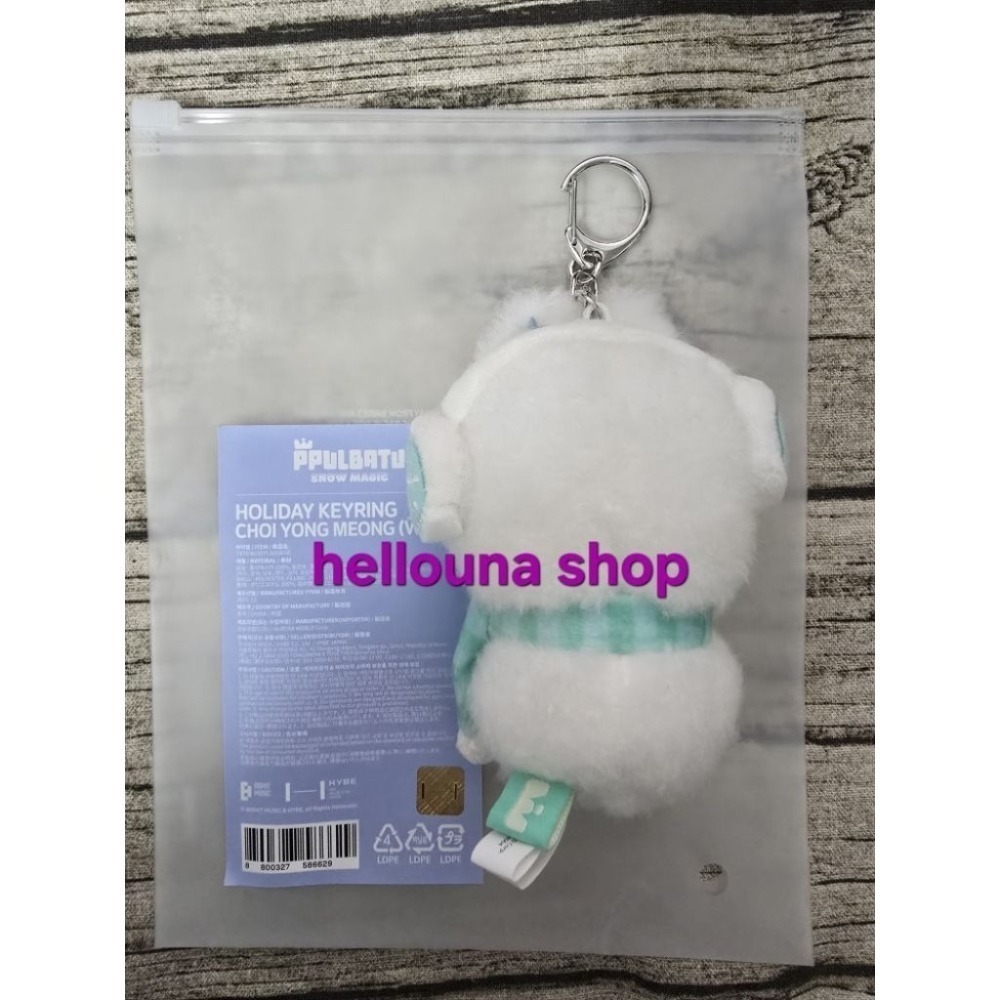 【TXT角巴兔 雪人勇猛娃娃+日本娃包】秀彬 雪娃 聖誕娃 玩偶痛包 手燈收納包 大臉娃娃透明包 大頭手提包 永萌萬用包-細節圖7