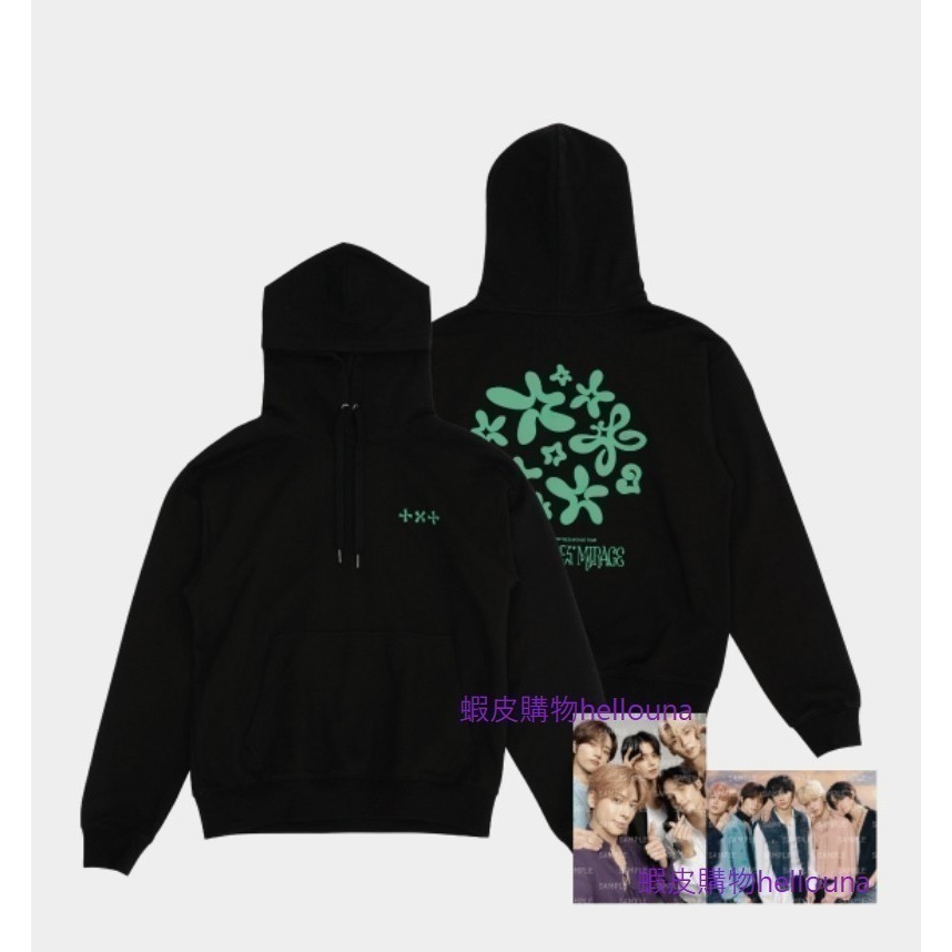 【TXT角巴兔 黃春炫彩娃娃+帽T】彩春 崔然竣官娃 彩娃 TXT彩皮娃娃吊飾 演唱會紙鈔特典小卡棒球春原皮玩偶同款上衣-細節圖8