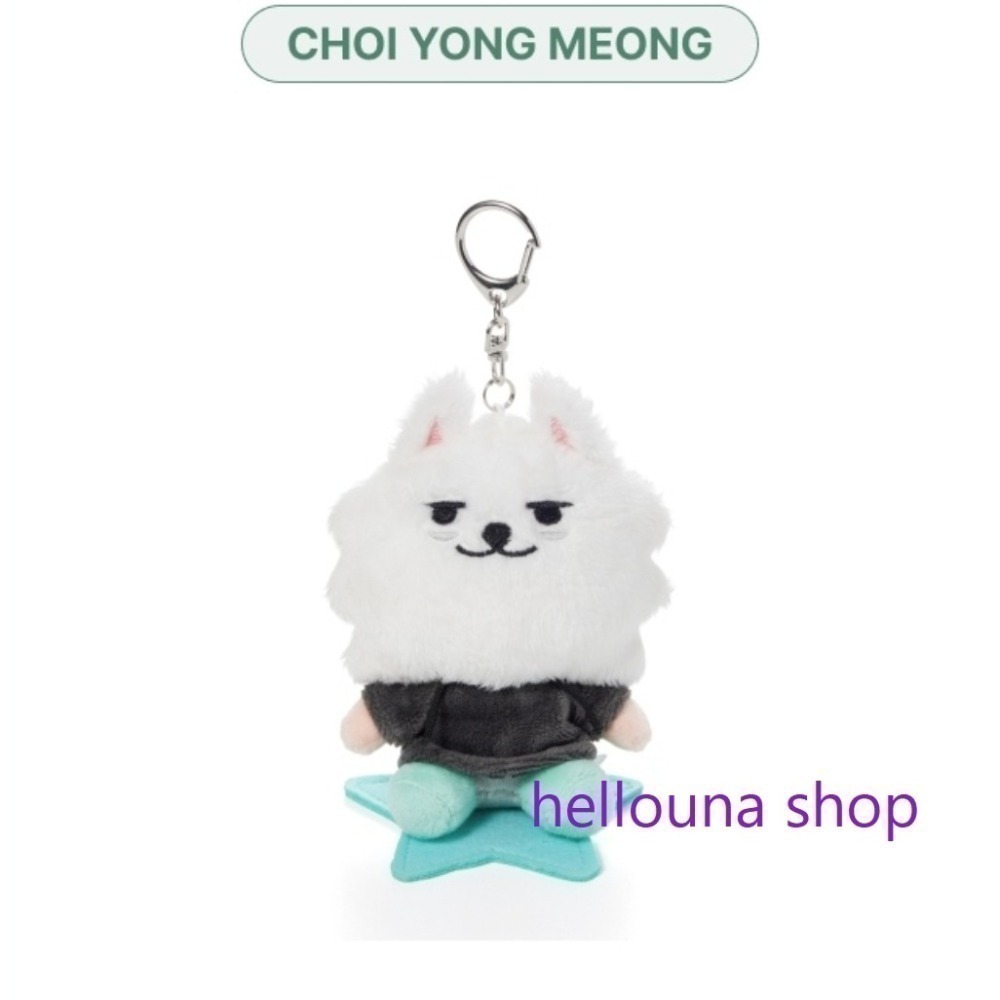 【TXT角巴兔 勇猛坐姿娃娃+秀彬韓站 明信片人生四格貼紙】現貨 官方玩偶 坐娃 娃娃吊飾 永萌 小檔官娃 棒球原皮站姿-細節圖3