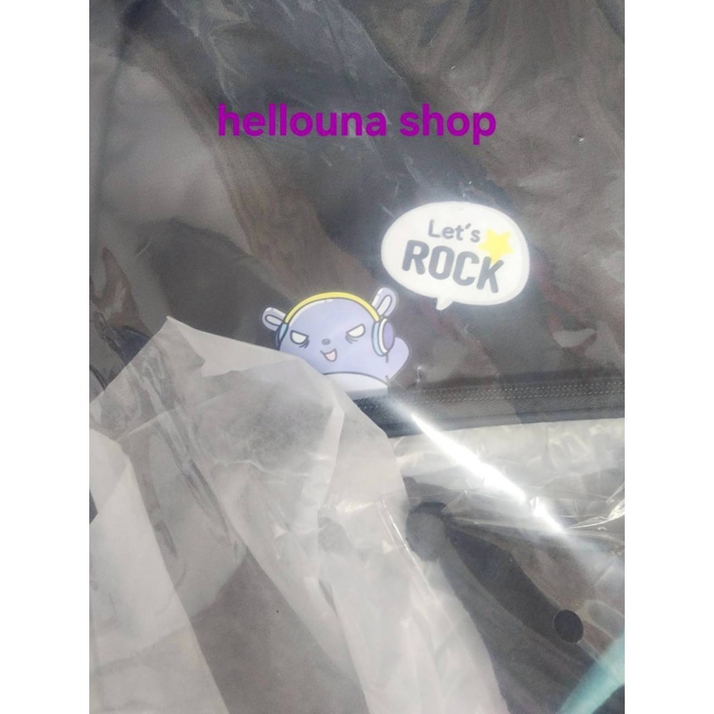 【三麗鷗酷洛米 透明窗後背包+絨毛吊飾】正版 大容量背包 娃包 痛包 搖滾風 甜酷風 地雷系kuromi娃娃 庫洛米吊飾-細節圖7