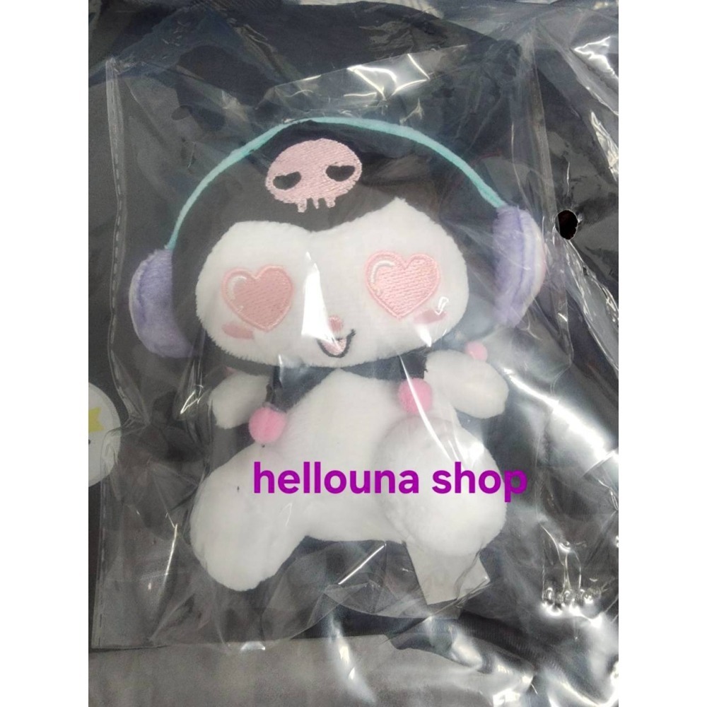 【三麗鷗酷洛米 透明窗後背包+絨毛吊飾】正版 大容量背包 娃包 痛包 搖滾風 甜酷風 地雷系kuromi娃娃 庫洛米吊飾-細節圖8