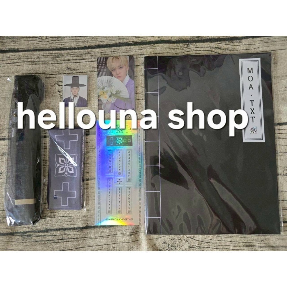 【TXT會員禮 送日本聯名餅乾】現貨 韓服 花扇 小卡 證件照 寫真書 簽名扇子 moa 崔然竣崔秀彬崔杋圭姜太顯休寧凱-細節圖6