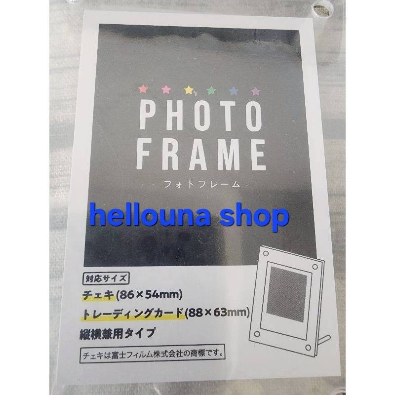 【日本DIY擺設相框】韓國明星小卡展示架 直式橫式相片架 多功能透明相框 簡約風格居家裝飾 桌面照片牆球員卡 大創直立式-細節圖2