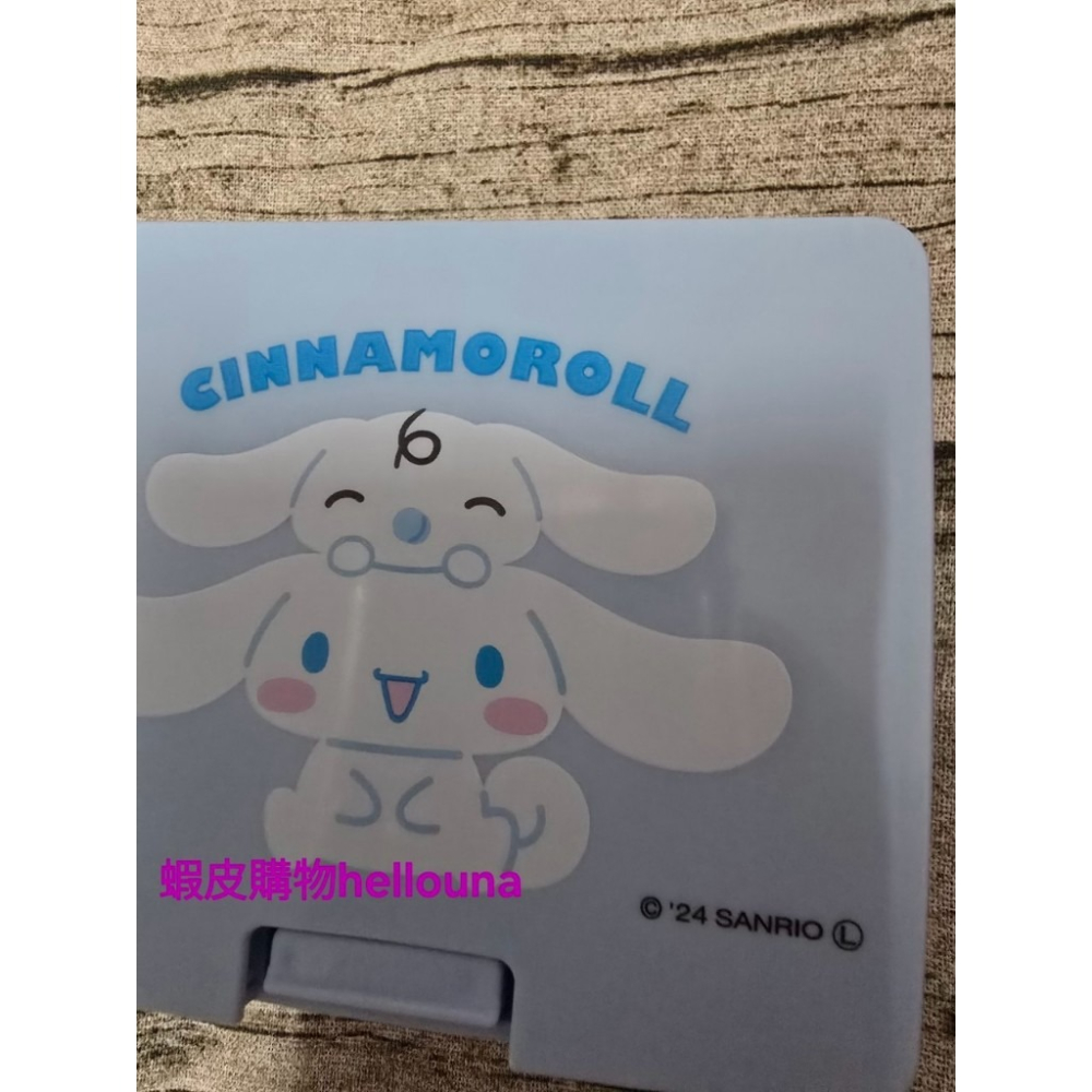 【日本大耳狗按鍵式掀蓋收納盒 送小禮】三麗鷗桌上收納盒 一鍵式整理盒 橡皮筋收集發票手機線 生活小物盤面紙卡通桌面垃圾桶-細節圖6