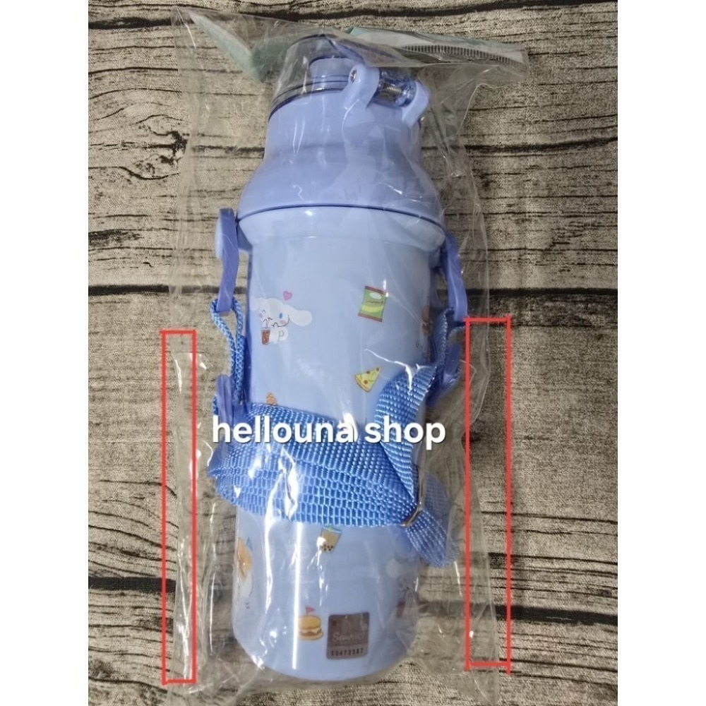 【韓國LiLFANT大耳狗 彈跳瓶蓋冷水壺 送小禮】超輕量隨身瓶 冷水瓶 登山 露營 野餐 可調背帶 三麗鷗卡通明星水杯-細節圖3