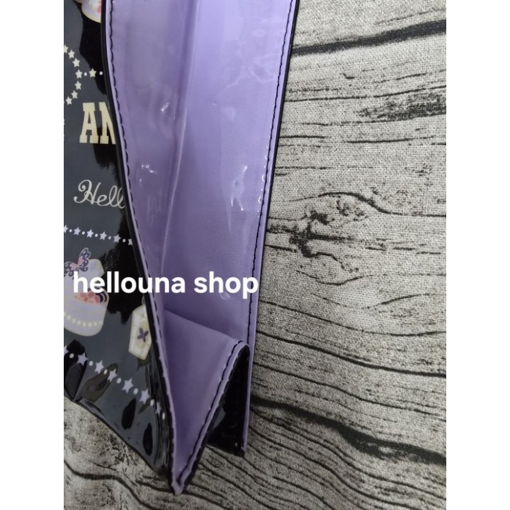 【ANNA SUI聯名7-11飲料提袋 Hello Kitty黑色款 送萬用掛繩】三麗鷗手提袋 安娜蘇手提包購物袋環保袋-細節圖7