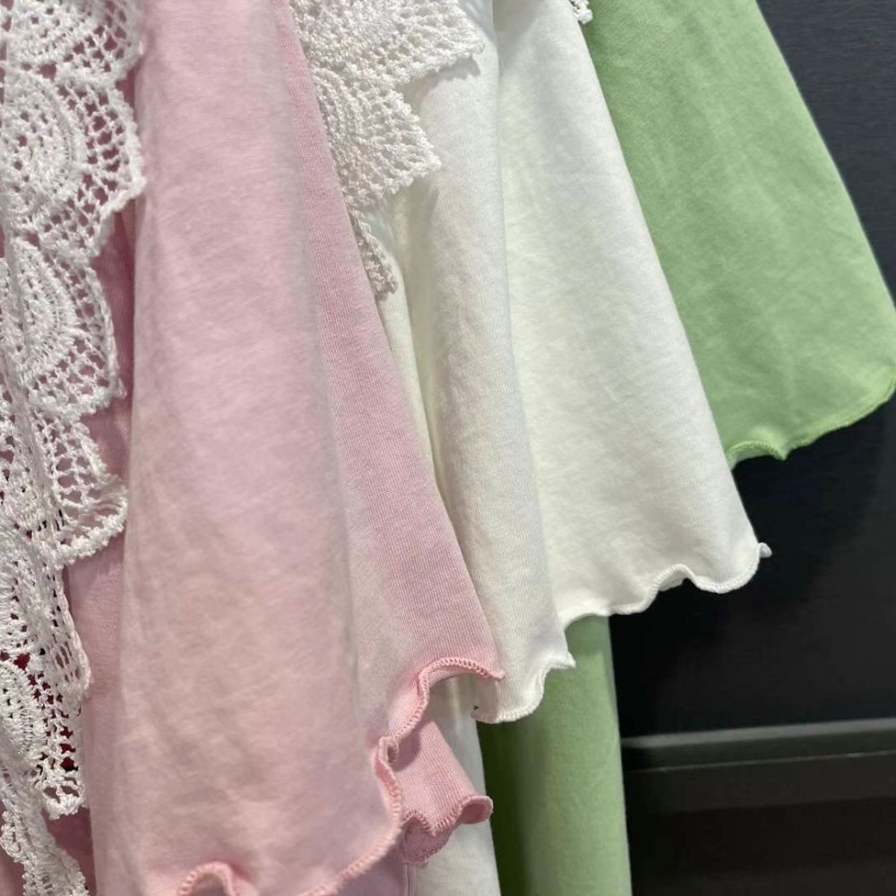 正韓 領蕾絲英文上衣 韓國連線 韓國代購 韓國空運2-65425-細節圖7