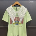 正韓 領蕾絲英文上衣 韓國連線 韓國代購 韓國空運2-65425-規格圖8