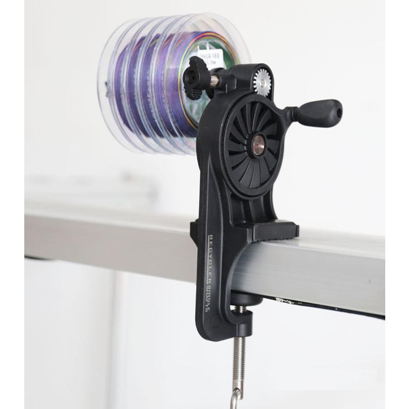 【LUZ路亞】【現貨】捲線器 上線器 PE線 碳纖線 小烏龜 紡車 夾式 不傷桌 路亞假餌 假餌 路亞軟蟲 路亞-細節圖3