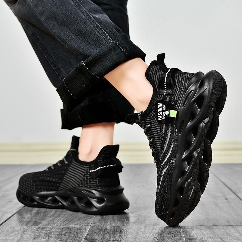 ‹防穿刺鋼頭安全鞋› JS8080 抗砸鋼包頭 防刺穿厚底 防滑橡膠鞋底 老爹鞋 日常戶外休閒鞋 運動風 中性鞋款-細節圖4