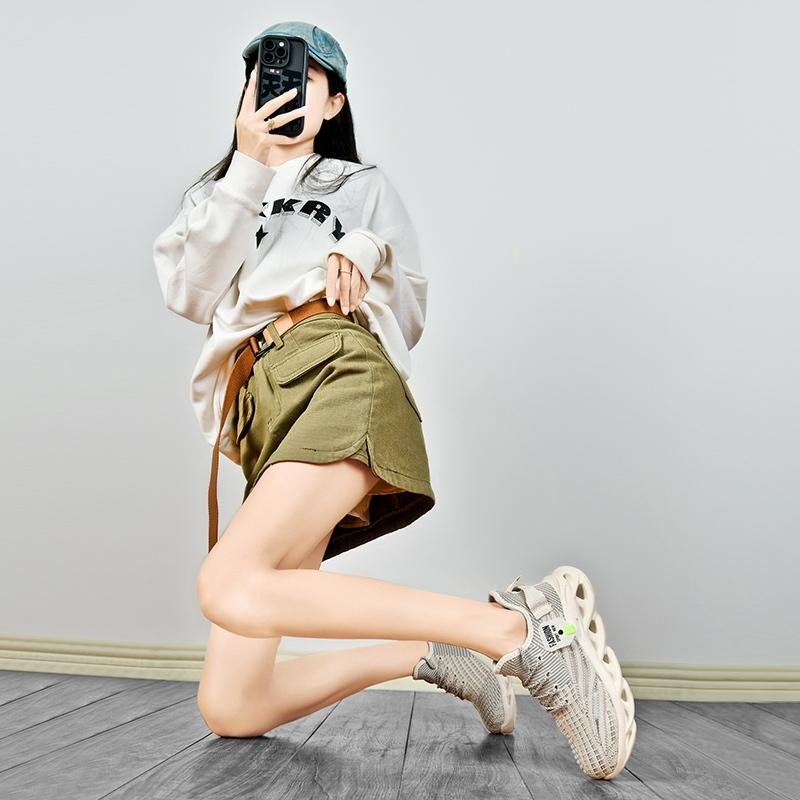 ‹防穿刺鋼頭安全鞋› JS8080 抗砸鋼包頭 防刺穿厚底 防滑橡膠鞋底 老爹鞋 日常戶外休閒鞋 運動風 中性鞋款-細節圖5