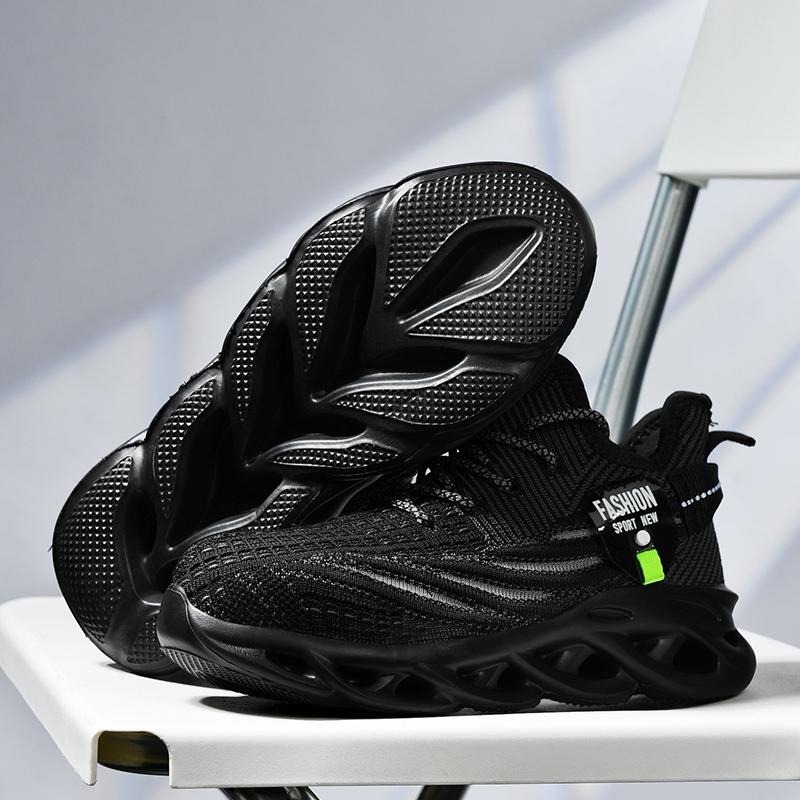 ‹防穿刺鋼頭安全鞋› JS8080 抗砸鋼包頭 防刺穿厚底 防滑橡膠鞋底 老爹鞋 日常戶外休閒鞋 運動風 中性鞋款-細節圖7