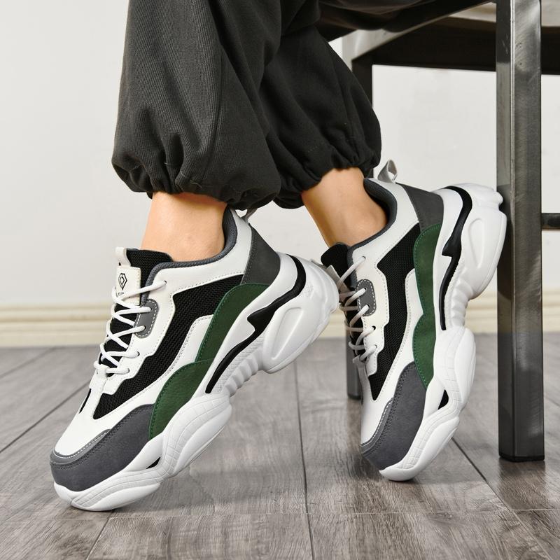 ‹防穿刺鋼頭安全鞋› JS8817 抗砸鋼包頭 防刺穿厚底 防滑橡膠鞋底 老爹鞋 日常戶外休閒鞋 運動風 中性鞋款-細節圖6