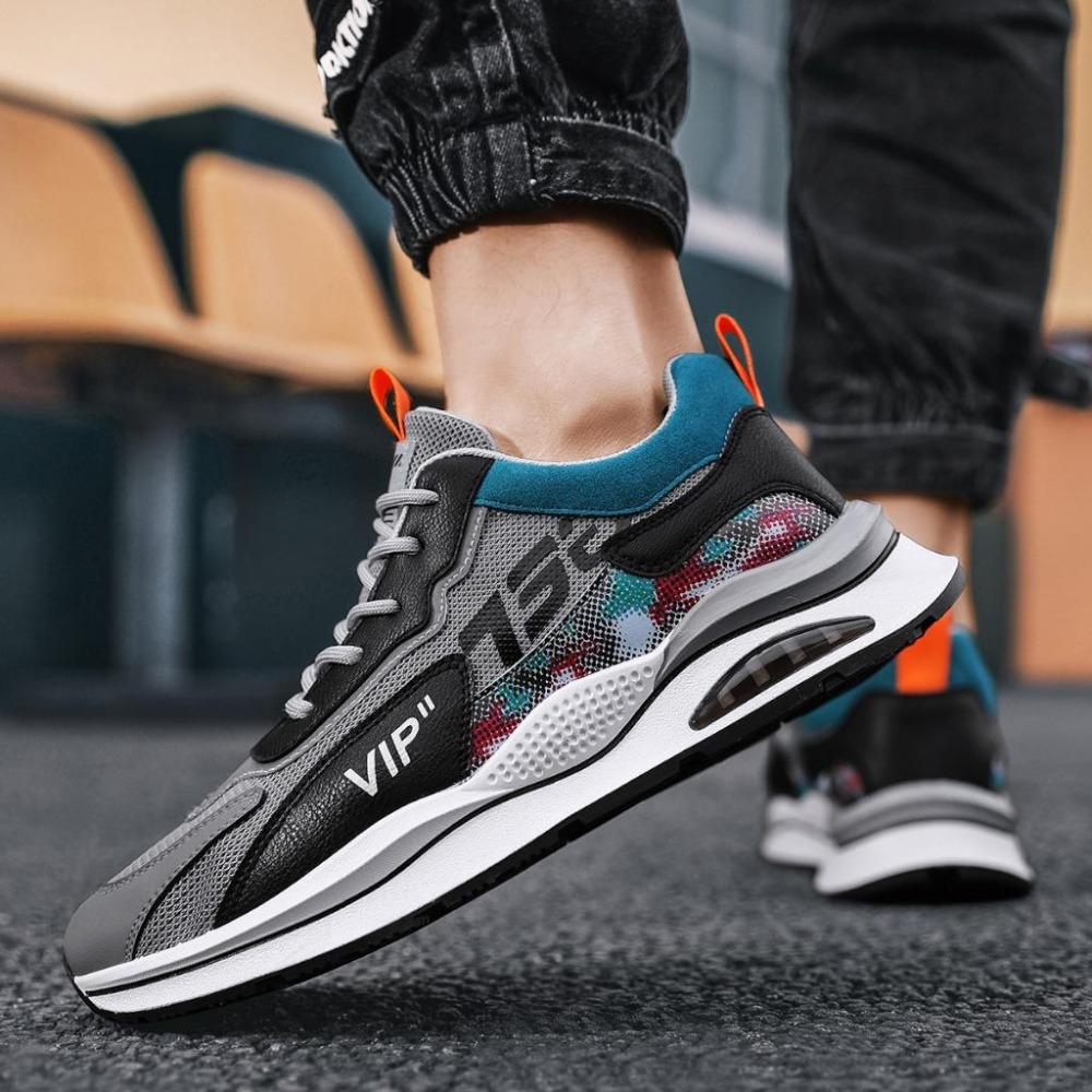 ‹防穿刺鋼頭安全鞋› JS9001 抗砸鋼包頭 防刺穿厚底 防滑橡膠鞋底 老爹鞋 日常戶外休閒鞋 運動風 中性鞋款-細節圖4