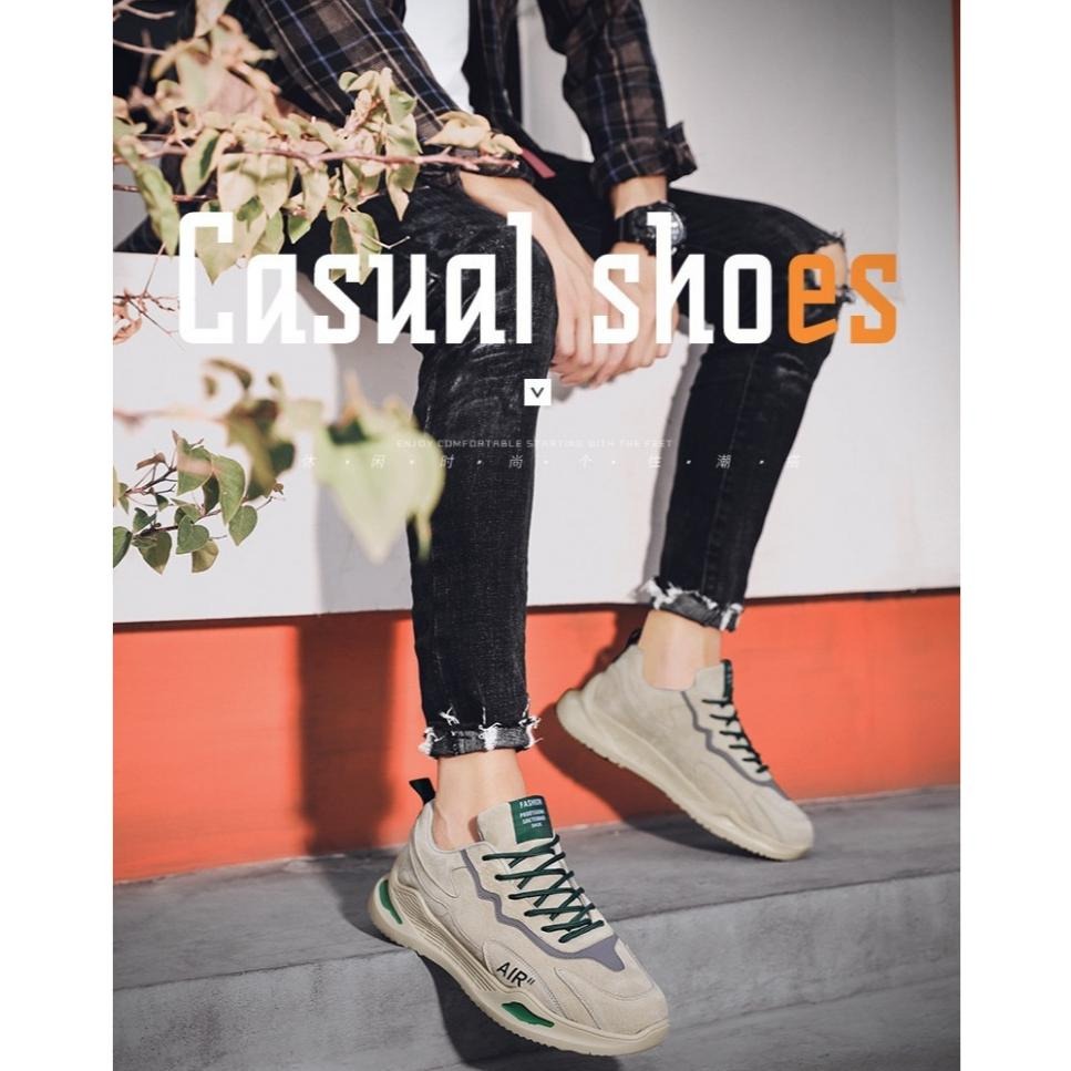 ‹防穿刺鋼頭安全鞋› JS1208米綠 抗砸鋼包頭 防刺穿厚底 防滑橡膠鞋底 日常戶外休閒鞋 運動風 中性鞋款-細節圖2