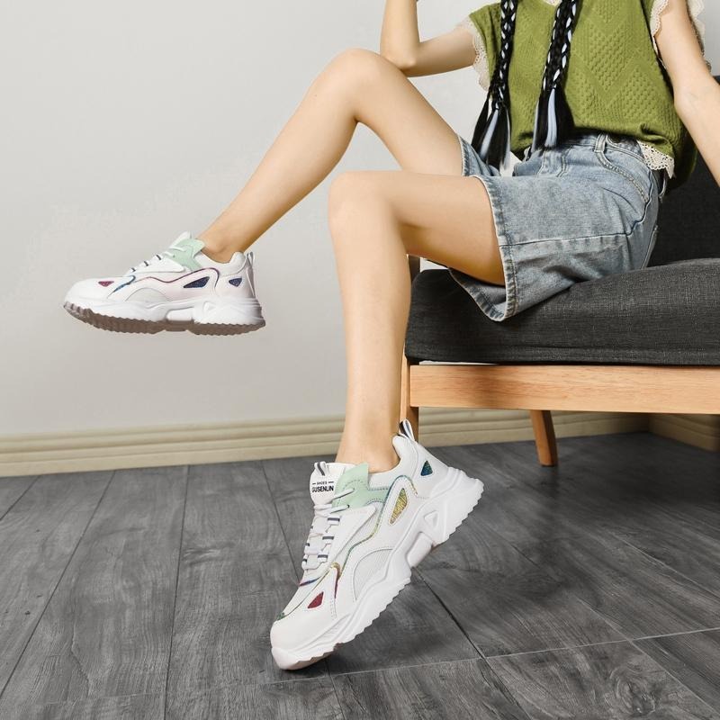 ‹防穿刺鋼頭安全鞋› JS8058 抗砸鋼包頭 防刺穿厚底 防滑橡膠鞋底 老爹鞋 日常戶外休閒鞋 運動風 中性鞋款-細節圖6