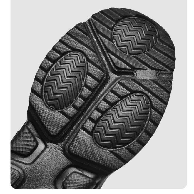 ‹防穿刺鋼頭安全鞋› JS8058 抗砸鋼包頭 防刺穿厚底 防滑橡膠鞋底 老爹鞋 日常戶外休閒鞋 運動風 中性鞋款-細節圖8