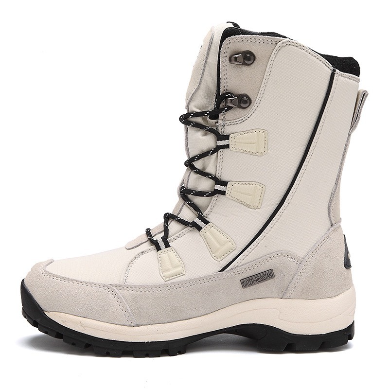 中筒雪靴 毛靴 保暖防雪 防滑防潑水 雪地鞋 雪山鞋 登山靴 抗寒 耐穿耐磨 極地極光旅行專用 保暖顯瘦禦寒-規格圖8