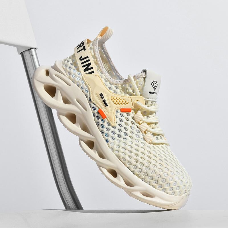 ‹防穿刺鋼頭安全鞋› JS8082 抗砸鋼包頭 防刺穿厚底 防滑橡膠鞋底 老爹鞋 日常戶外休閒鞋 運動風 中性鞋款-細節圖5