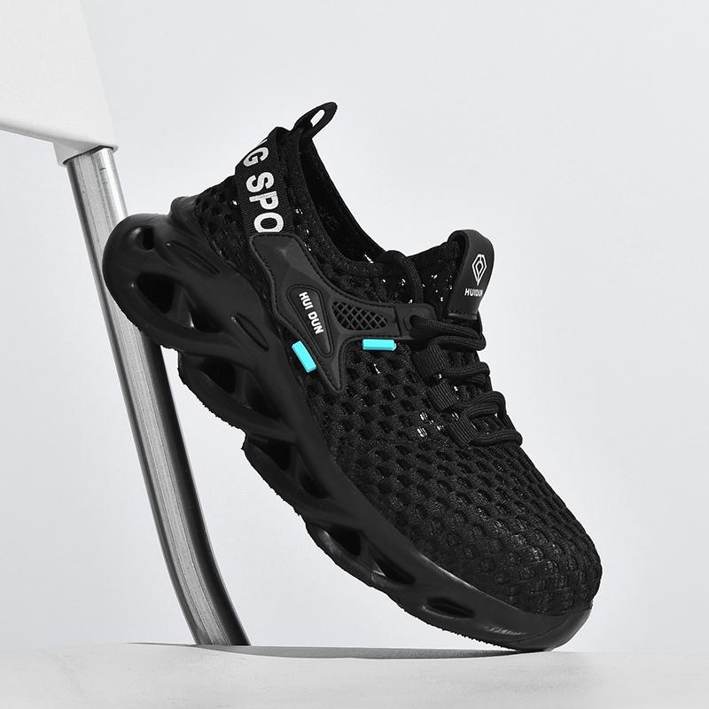 ‹防穿刺鋼頭安全鞋› JS8082 抗砸鋼包頭 防刺穿厚底 防滑橡膠鞋底 老爹鞋 日常戶外休閒鞋 運動風 中性鞋款-細節圖6