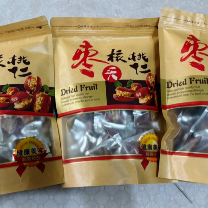 紅棗夾核桃仁 300g半斤袋裝 單入 每包±35顆-細節圖4