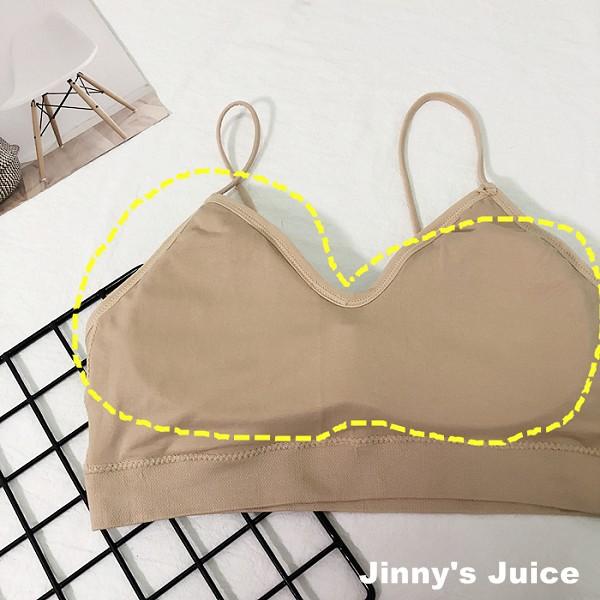 現貨 細肩帶針織彈性小可愛 手掌胸墊 針織背心 細肩帶背心 短版背心 外搭背心 細肩帶小可愛 大彈性背心 附胸墊-細節圖5