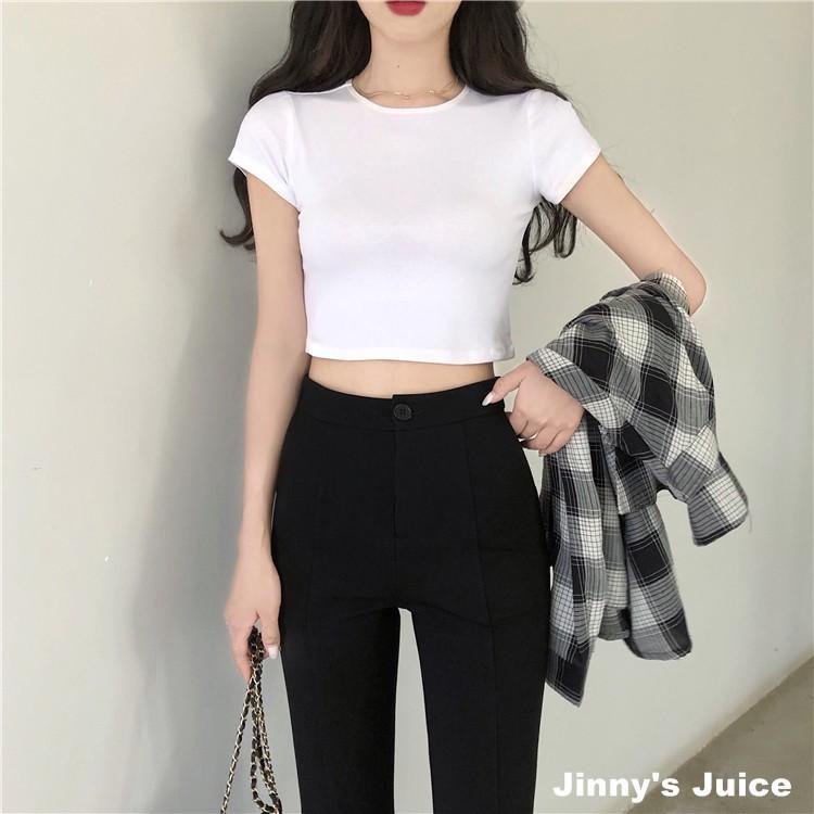 現貨❤️涼感夏天可穿腿超瘦西裝褲 西裝喇叭高腰褲 喇叭褲 開衩褲 西裝褲 長褲 高腰褲 顯瘦長褲 女西裝褲 黑色長褲-細節圖7