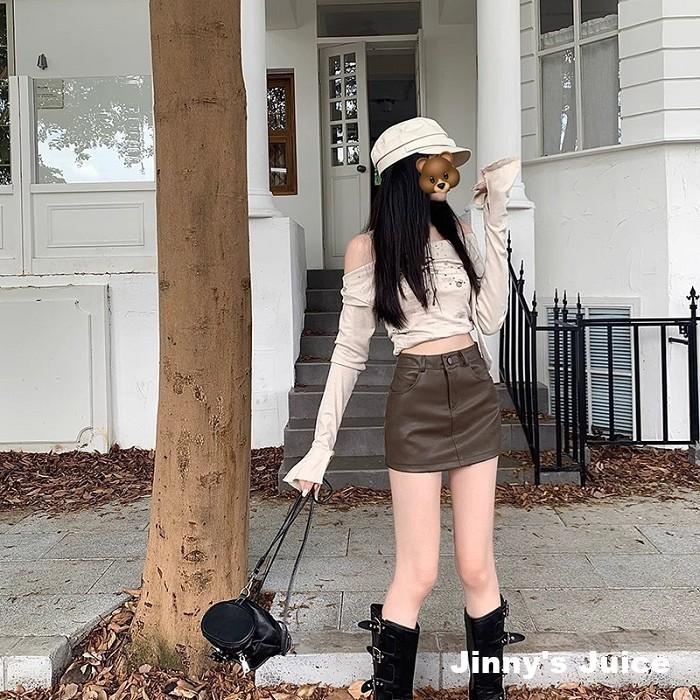 現貨 性感高腰短皮裙 皮短裙 pu皮裙 短裙 包臀裙 迷你短裙 皮革短裙 性感短裙 性感包臀短裙 小皮裙 高腰短裙-細節圖5