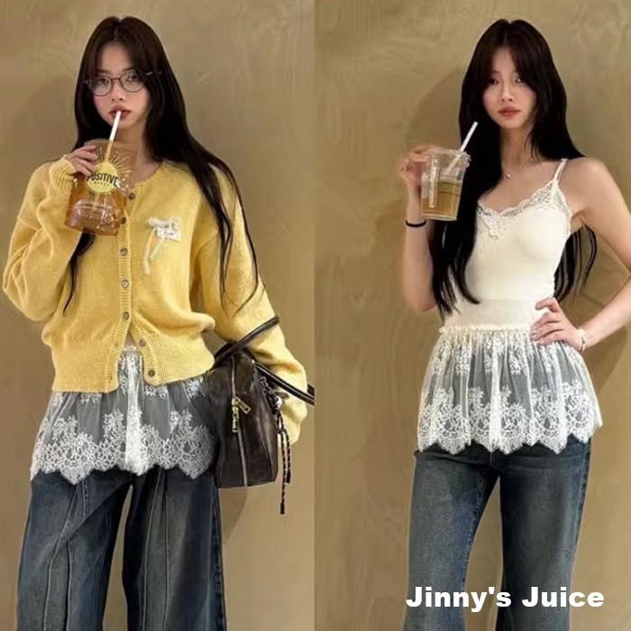 現貨 蕾絲內搭胸墊背心 蕾絲背心 吊帶背心 蕾絲內搭 蕾絲裙 蕾絲內搭裙 蕾絲內搭背心裙 胸墊背心 蕾絲裙 胸墊吊帶裙-細節圖7