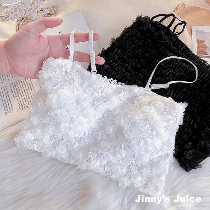 現貨 胸墊花朵蕾絲平口背心 小可愛 細肩帶背心 花朵背心 蕾絲背心 花朵蕾絲背心 內搭背心 內搭蕾絲 胸墊背心 胸墊蕾絲-細節圖7