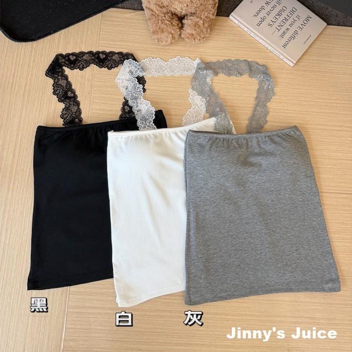 現貨 多穿法蕾絲平口胸墊背心 一字領背心 小可愛 平口背心 胸墊背心 蕾絲背心 蕾絲小可愛 蕾絲圍脖背心 胸墊平口背心-細節圖7