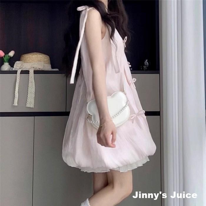 現貨 可愛蝴蝶結花苞洋裝 可愛洋裝 花苞洋裝 蝴蝶結洋裝 蕾絲洋裝 包裙洋裝 及膝洋裝 花苞裙洋裝 小洋裝 澎澎裙洋裝-細節圖2