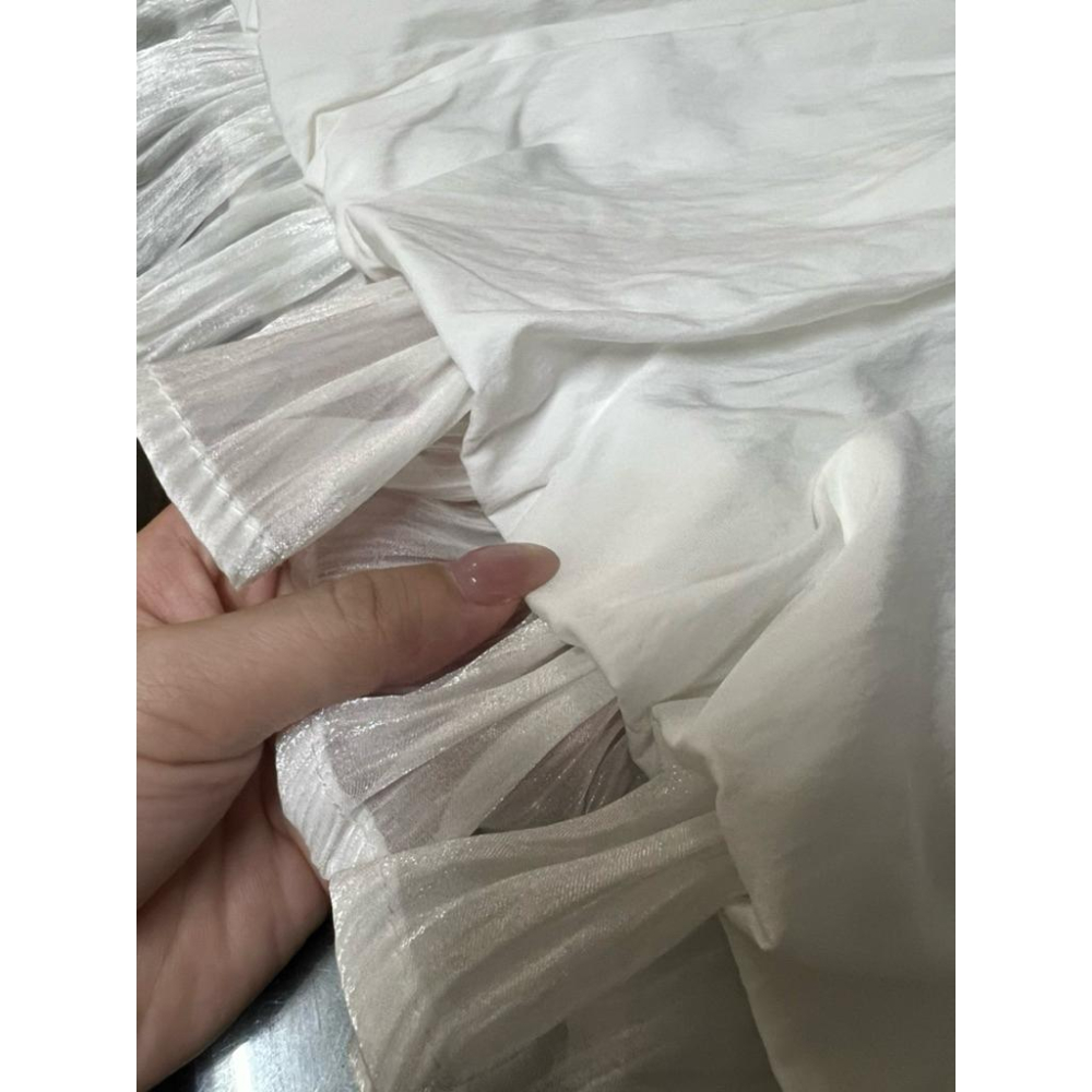 現貨 可愛蝴蝶結花苞洋裝 可愛洋裝 花苞洋裝 蝴蝶結洋裝 蕾絲洋裝 包裙洋裝 及膝洋裝 花苞裙洋裝 小洋裝 澎澎裙洋裝-細節圖7