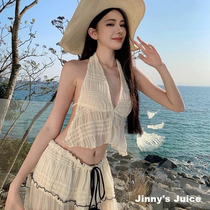 現貨 三件式雪紡露背長裙洋裝 渡假洋裝 長裙洋裝 透視洋裝 雪紡洋裝 露背洋裝 露腿洋裝 露背長裙洋裝 仙女洋裝 長洋裝-細節圖5