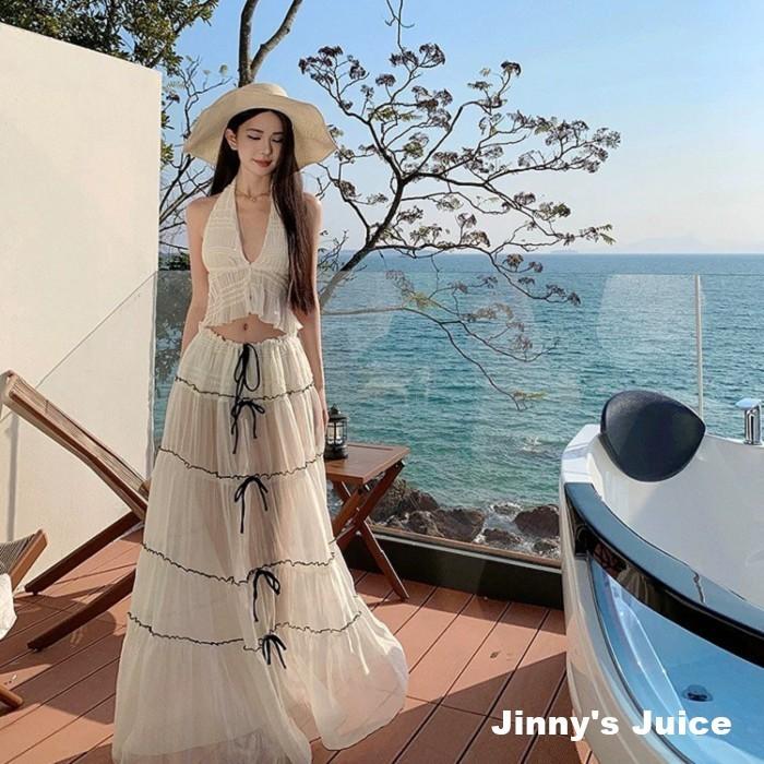 現貨 三件式雪紡露背長裙洋裝 渡假洋裝 長裙洋裝 透視洋裝 雪紡洋裝 露背洋裝 露腿洋裝 露背長裙洋裝 仙女洋裝 長洋裝-細節圖9