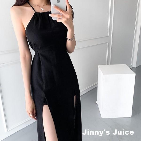 現貨 削肩開衩長裙洋裝 性感洋裝 渡假洋裝 氣質洋裝 削肩洋裝 開衩洋裝 開衩長裙洋裝 棉麻洋裝 掛脖洋裝 露肩洋裝-細節圖3