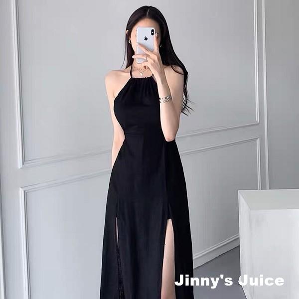 現貨 削肩開衩長裙洋裝 性感洋裝 渡假洋裝 氣質洋裝 削肩洋裝 開衩洋裝 開衩長裙洋裝 棉麻洋裝 掛脖洋裝 露肩洋裝-細節圖6