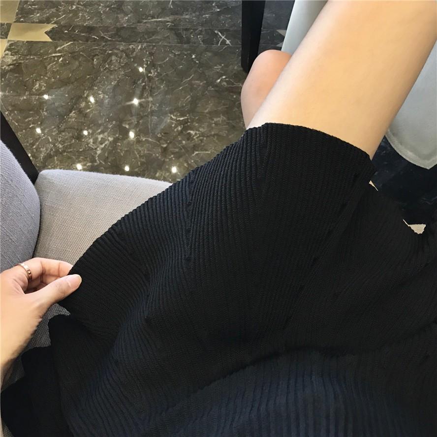 現貨❤️氣質顯瘦針織V字高領削肩無袖洋裝 高領洋裝 細針織洋裝 顯瘦洋裝 削肩洋裝 傘狀洋裝 正式洋裝 氣質洋裝-細節圖9