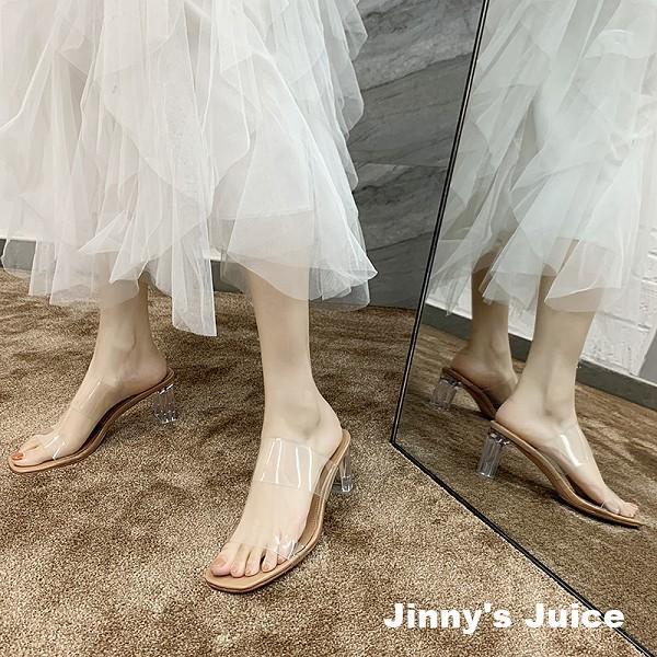 現貨 薄底/厚底 水晶高跟鞋 透明高跟鞋 百搭高跟鞋 厚底 氣質高跟鞋 玻璃鞋 水晶高跟鞋 粗跟鞋 粗高跟鞋-細節圖6