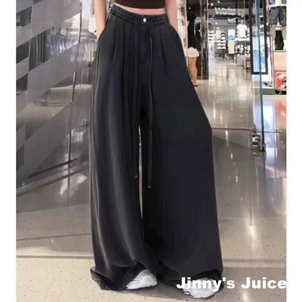 現貨 薄款天絲牛仔寬褲 牛仔褲 牛仔長褲 牛仔寬褲 薄牛仔褲 薄寬褲 薄長褲 天絲長褲 天絲寬褲 天絲牛仔褲 長褲-細節圖5